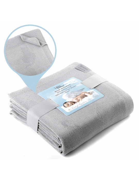 Libra koc dziany Bamboo 100/80 jasnoszary