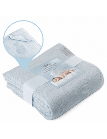 Libra koc dziany Bamboo 100/80 błękit