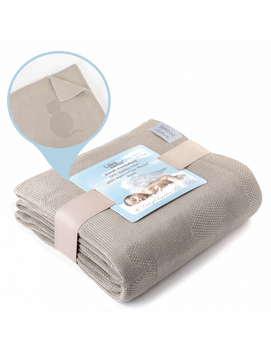 Libra koc dziany Bamboo 100/80 beż
