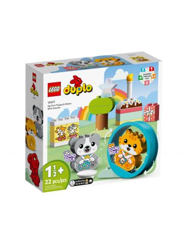 Lego Duplo Mój pierwszy szczeniak i kotek z odgłosami