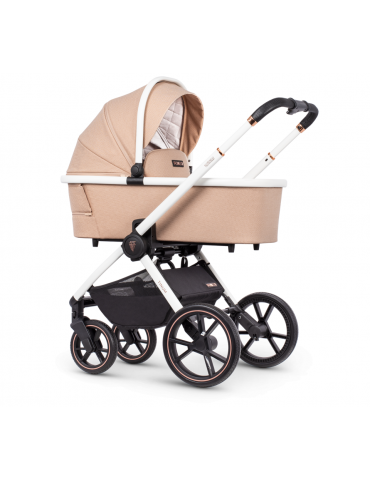 Venicci Tinum 2.0 wózek głęboko-spacerowy Gold island White matt classic limitowany