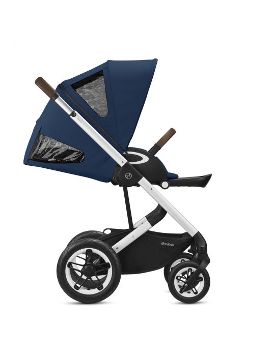 Cybex Talos S Lux wózek spacerowy Silver Navy Blue