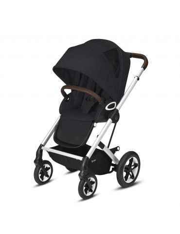Cybex Talos S Lux wózek spacerowy Silver Deep Black