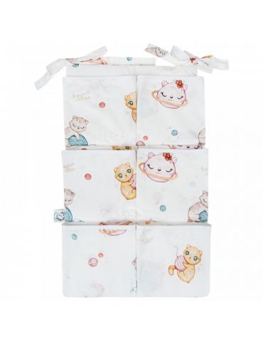 Bonjour Cherie Organizer do łóżeczka 65/40 Kotki Bonjour Cherie Organizer do łóżeczka 65/40 Kotki