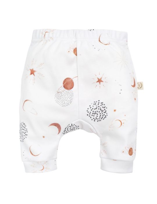 Yosoy Spodnie niemowlęce bawełna organiczna Sky stars