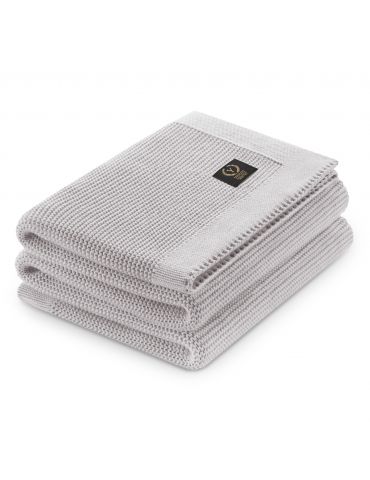 Yosoy Kocyk bambus bawełna Monaco French Silver Grey Yosoy Kocyk bambus bawełna Monaco French Silver Grey