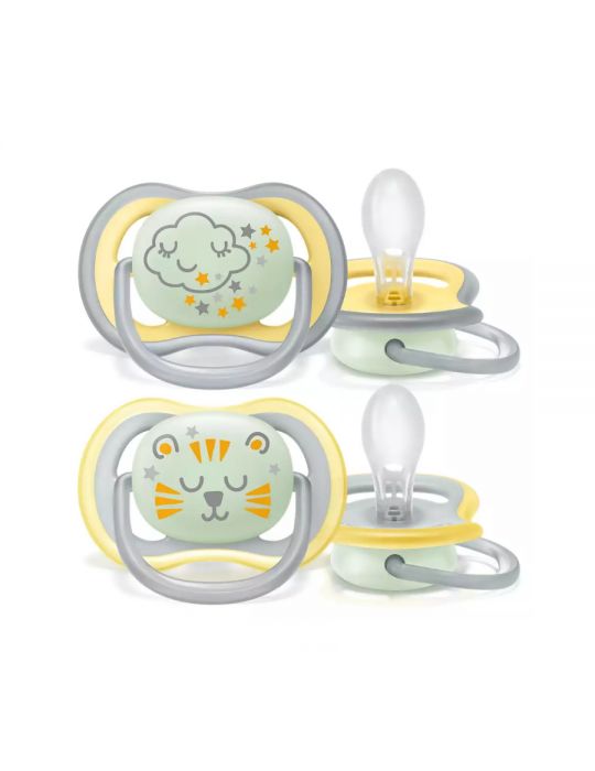 Avent Philips Smoczek uspokajający Ultra Air Night 18m+ boy