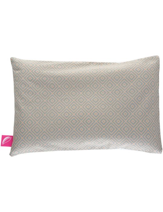 Motherhood Poduszka płaska 45/30 Kwadraty różowe