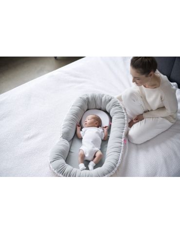 Motherhood Gniazdo + Kojec Junior Kropy różowe
