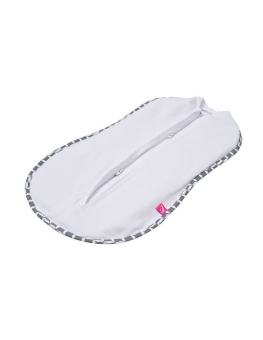 Motherhood Otulaczek Zip&Swaddle rozmiar 1 ( 2,5-5kg ) Classic szary