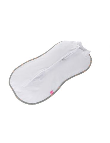 Motherhood Otulaczek Zip&Swaddle rozmiar 1 ( 2,5-5kg ) Kropy różowe