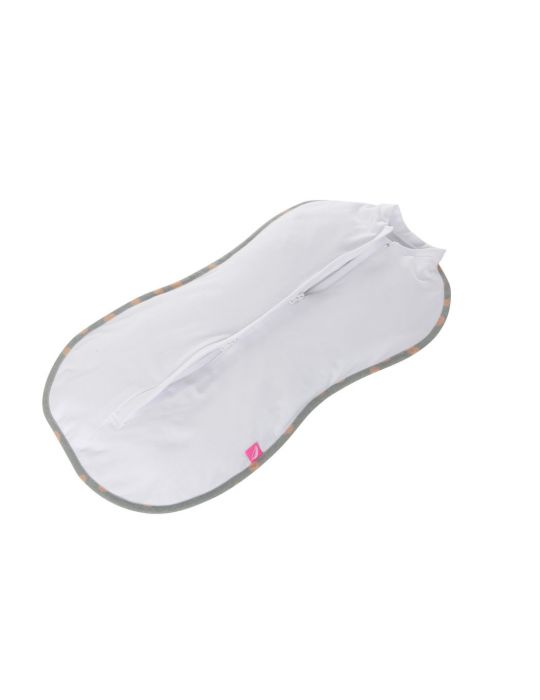 Motherhood Otulaczek Zip&Swaddle rozmiar 1 ( 2,5-5kg ) Kropy różowe