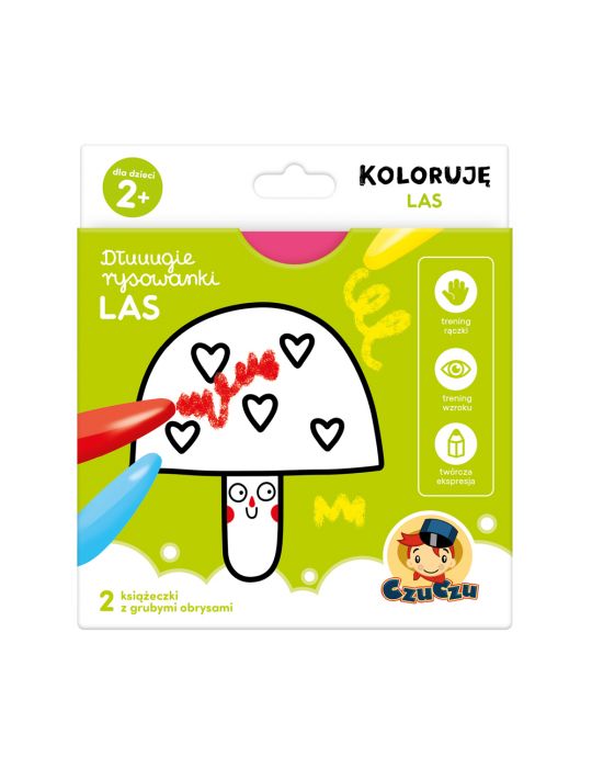 CzuCzu Dłuuugie rysowanki Koloruję las