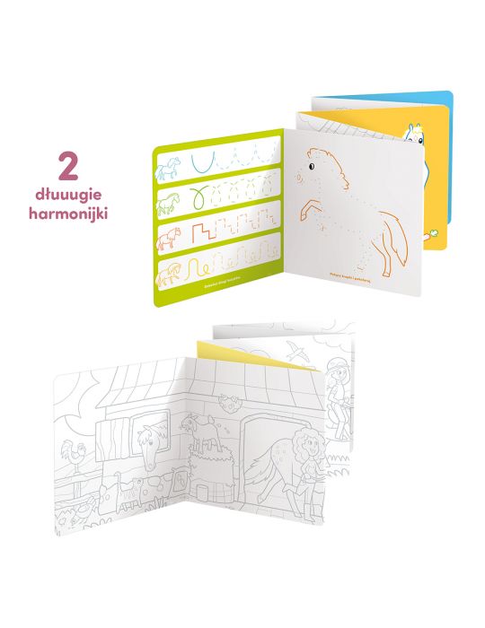 CzuCzu Dłuuugie kolorowanki Konie