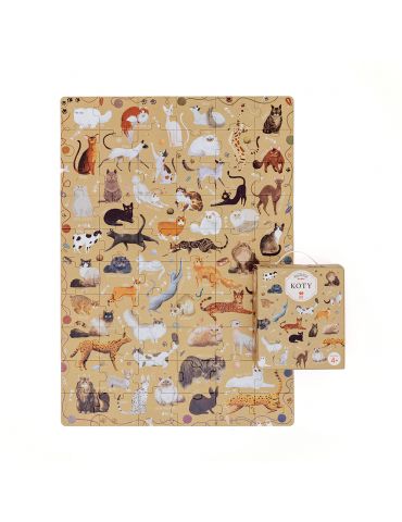CzuCzu Puzzlove Koty 60 elementów