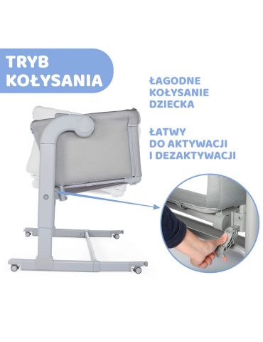 Chicco łóżeczko Next2me Magic White snow