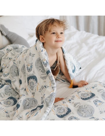 La Millou Kołderka bawełniana M 80x100  ( Farmland - Farmland Check )