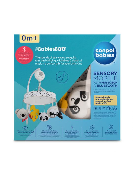 Canpol babies Sensoryczna karuzela z pozytywką bluetooth BabiesBoo