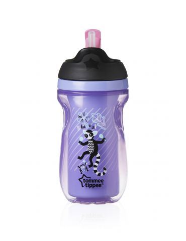 Tommee Tippee Bidon ze słomką Lemur 260ml 12m+ Girl Tommee Tippee Bidon ze słomką Lemur 260ml 12m+ Girl