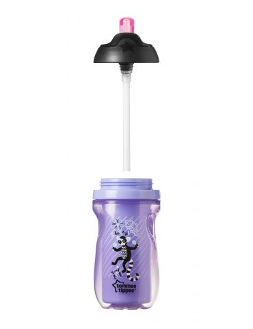 Tommee Tippee Bidon ze słomką Lemur 260ml 12m+ Girl Tommee Tippee Bidon ze słomką Lemur 260ml 12m+ Girl