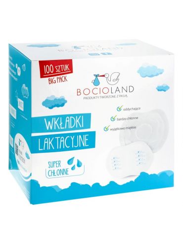Bocioland wkładki laktacyjne big pack 100szt