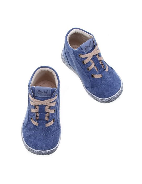 Emel Buty skórzane dziecięce Trampki E2147A-17