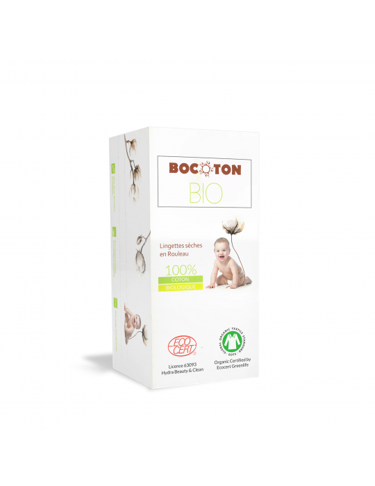Bocoton Bio Ręcznik bawełniany dla noworodków i niemowląt 50 sztuk