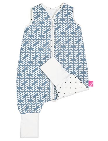 Motherhood Śpiworek ocieplany z nogawkami 1,5-2,5 Classic niebieski