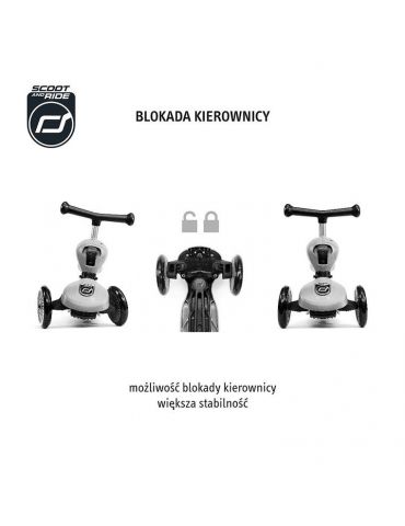 Scootandride Jeździk i hulajnoga 2w1Highwaykick 1 Rose