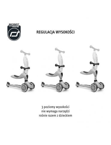 Scootandride Jeździk i hulajnoga 2w1Highwaykick 1 Rose