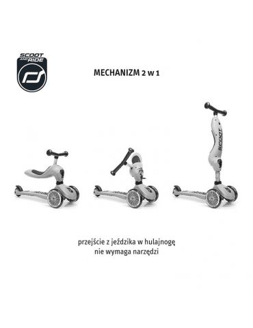 Scootandride Jeździk i hulajnoga 2w1Highwaykick 1 Rose