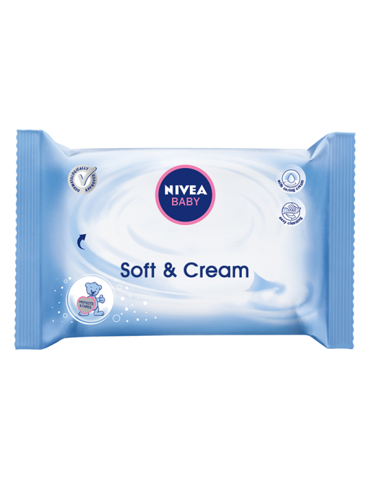 Nivea Baby Chusteczki nawilżane Soft & Cream