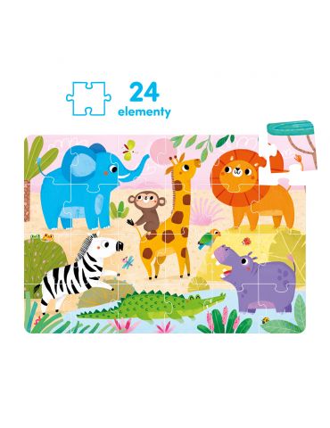 CzuCzu Dzikie puzzle Sawanna