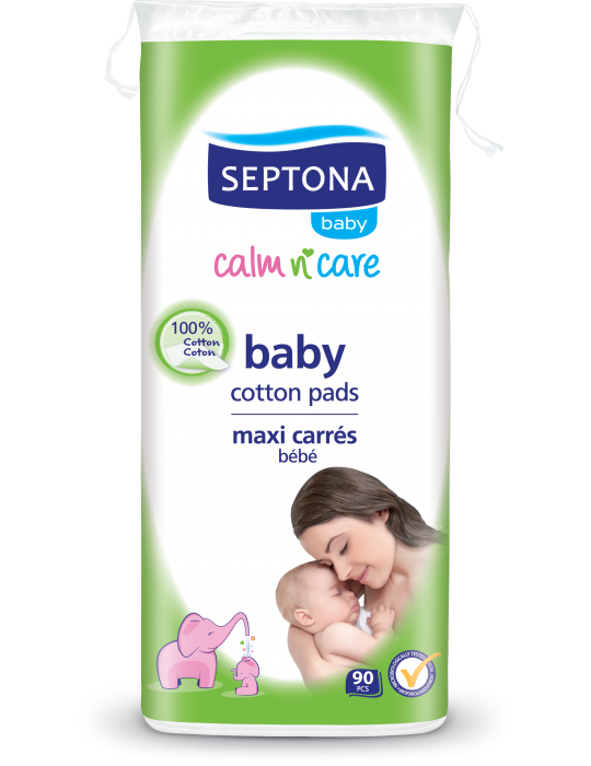 Septona Baby Płatki kosmetyczne dla niemowląt 90 sztuk
