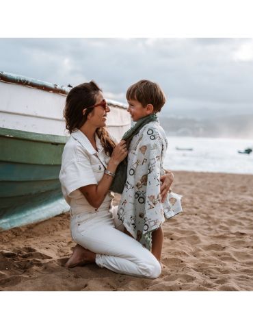 La Millou Lekki koc bawełniany z minky L ( Pretty Barbara - Sand )