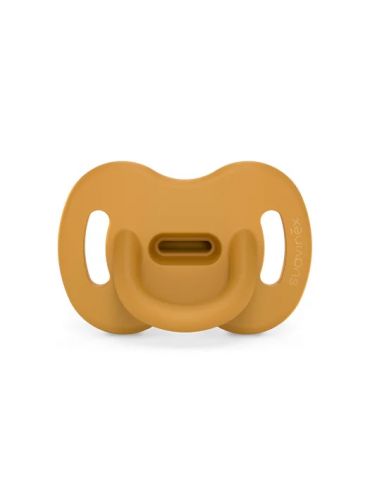 Suavinex SX Pro smoczek fizjologiczny silikonowy 0-6m Musztardowy