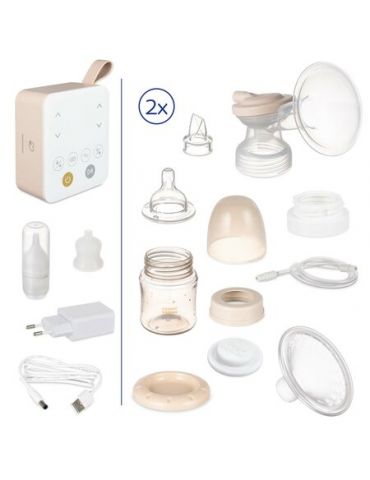 Canpol babies Podwójny laktator elektryczny ExpressCare z aspiratorem do nosa Canpol babies Podwójny laktator elektryczny ExpressCare z aspiratorem do nosa