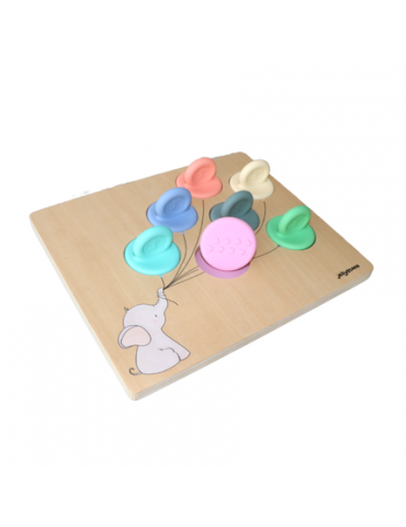 Travel Balonowy sorter pastelowy JELLYSTONE