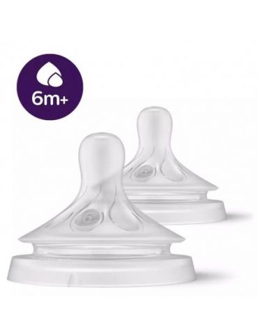 Avent Philips Smoczek Natural Response kaszka 6m+ 2 szt Avent Philips Smoczek Natural Response kaszka 6m+ 2 szt