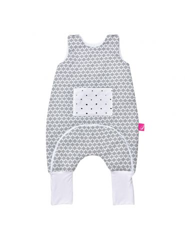 Motherhood Śpiworek ocieplany z nogawkami i kieszonką 1,5-2,5 Classic szary