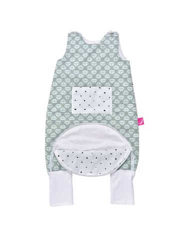 Motherhood Śpiworek ocieplany z nogawkami i kieszonką 1,5-2,5 Statki miętowe