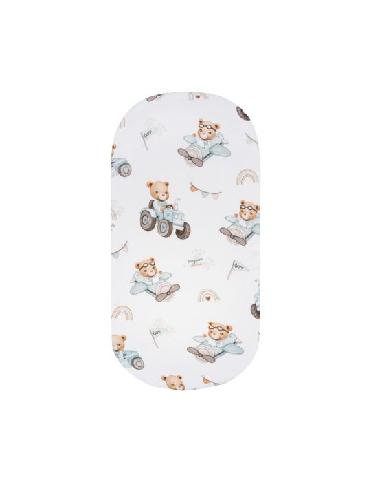 Bonjour Cherie Prześcieradło bambusowe na przewijak 50/70 Traktory