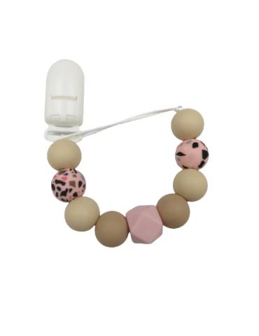 Baby in World Zawieszka do smoczka Kryształ pink sand