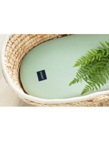 Poofi Prześcieradło do wózka organic 35x75 Szałwia Poofi Prześcieradło do wózka organic 35x75 Szałwia