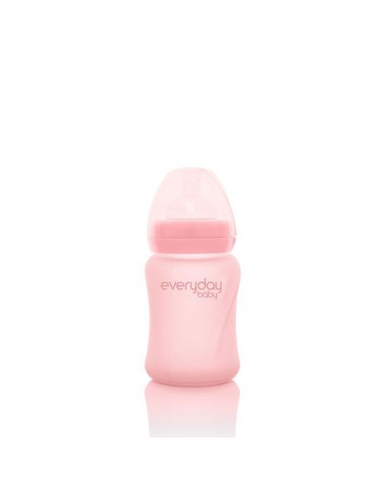 Everyday Baby Butelka szklana S 150ml różowa