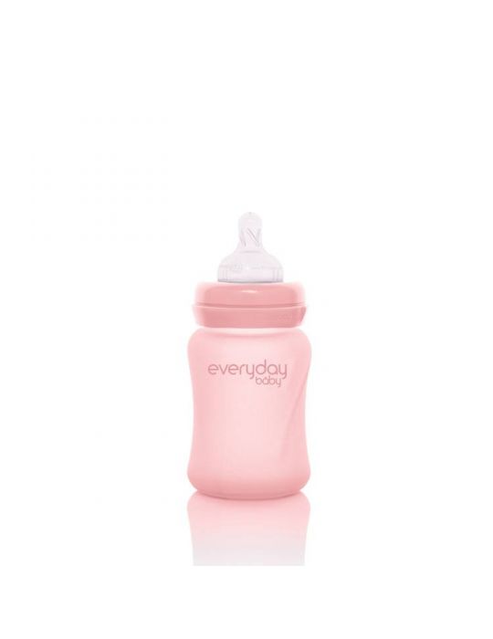 Everyday Baby Butelka szklana S 150ml różowa