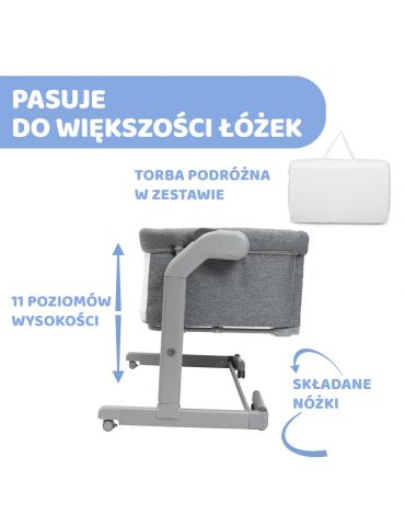 Chicco Łóżeczko Next2Me Magic Evo