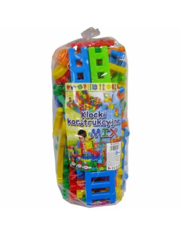 Mejpol Klocki konstrukcyjne 80 elementów mix w worku