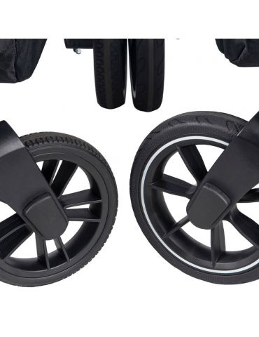 Muuvo Quick 2.0 wózek głęboko-spacerowy Carbon Graphite