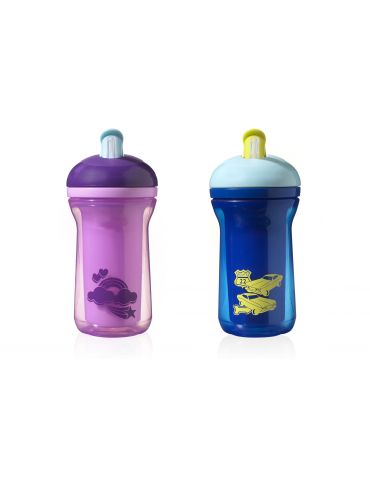 Tommee Tippee Bidon Pstryczek 12m+ granatowy Tommee Tippee Bidon Pstryczek 12m+ granatowy